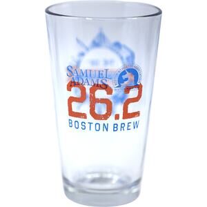 Samuel Adams 118th Boston Marathon 2014 26.2 Boston Brew 6" 16oz Pint Glass